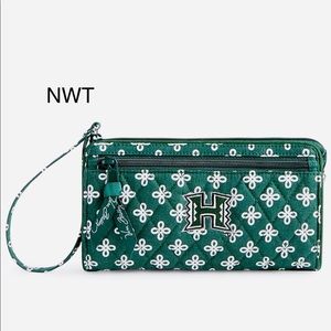 Collegiate Front Zip Wristlet, Hawaii